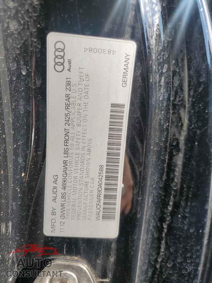 AUDI A5 2013 - WAUCFAFR9DA042588