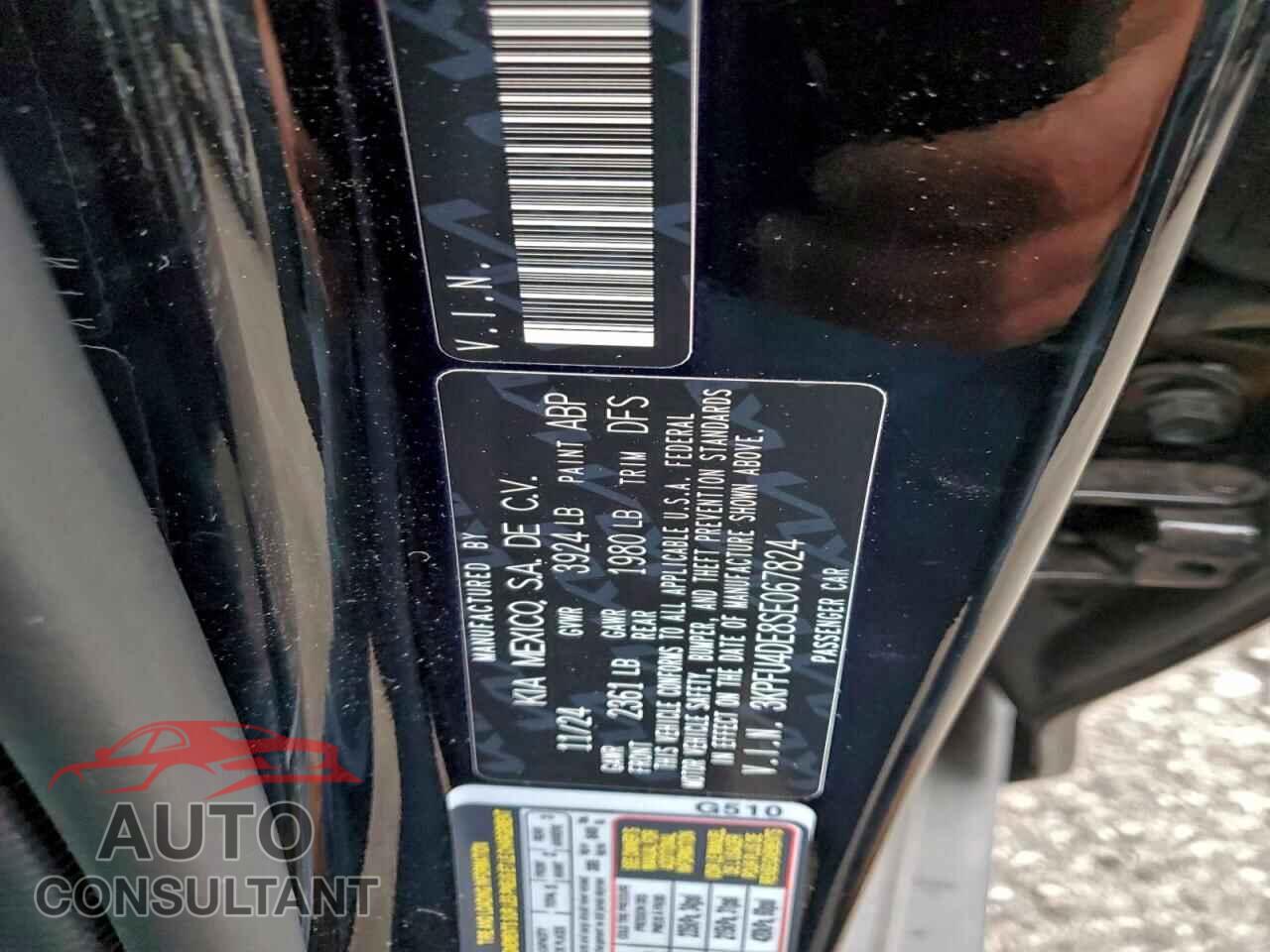 KIA K4 EX 2025 - 3KPFU4DE8SE067824