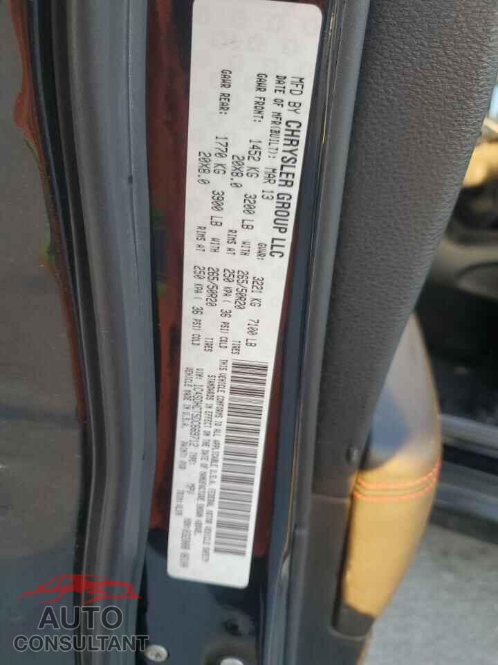 DODGE DURANGO 2013 - 1C4SDHCT5DC669712