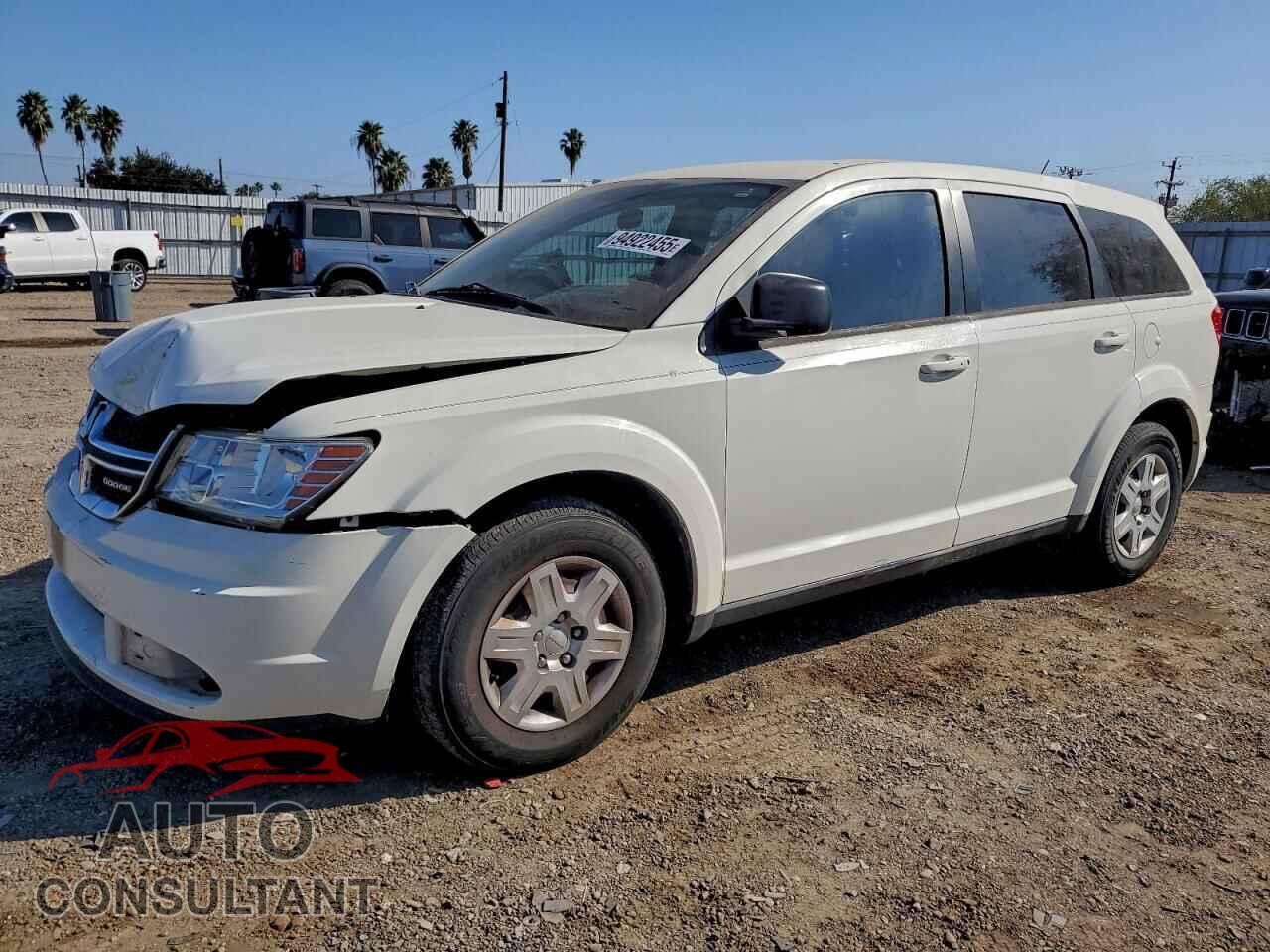 DODGE JOURNEY 2012 - 3C4PDCAB9CT204694