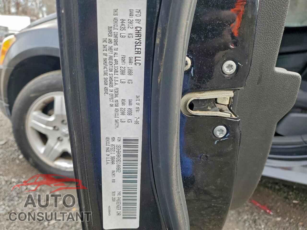 DODGE CALIBER 2009 - 1B3HB48A39D100862