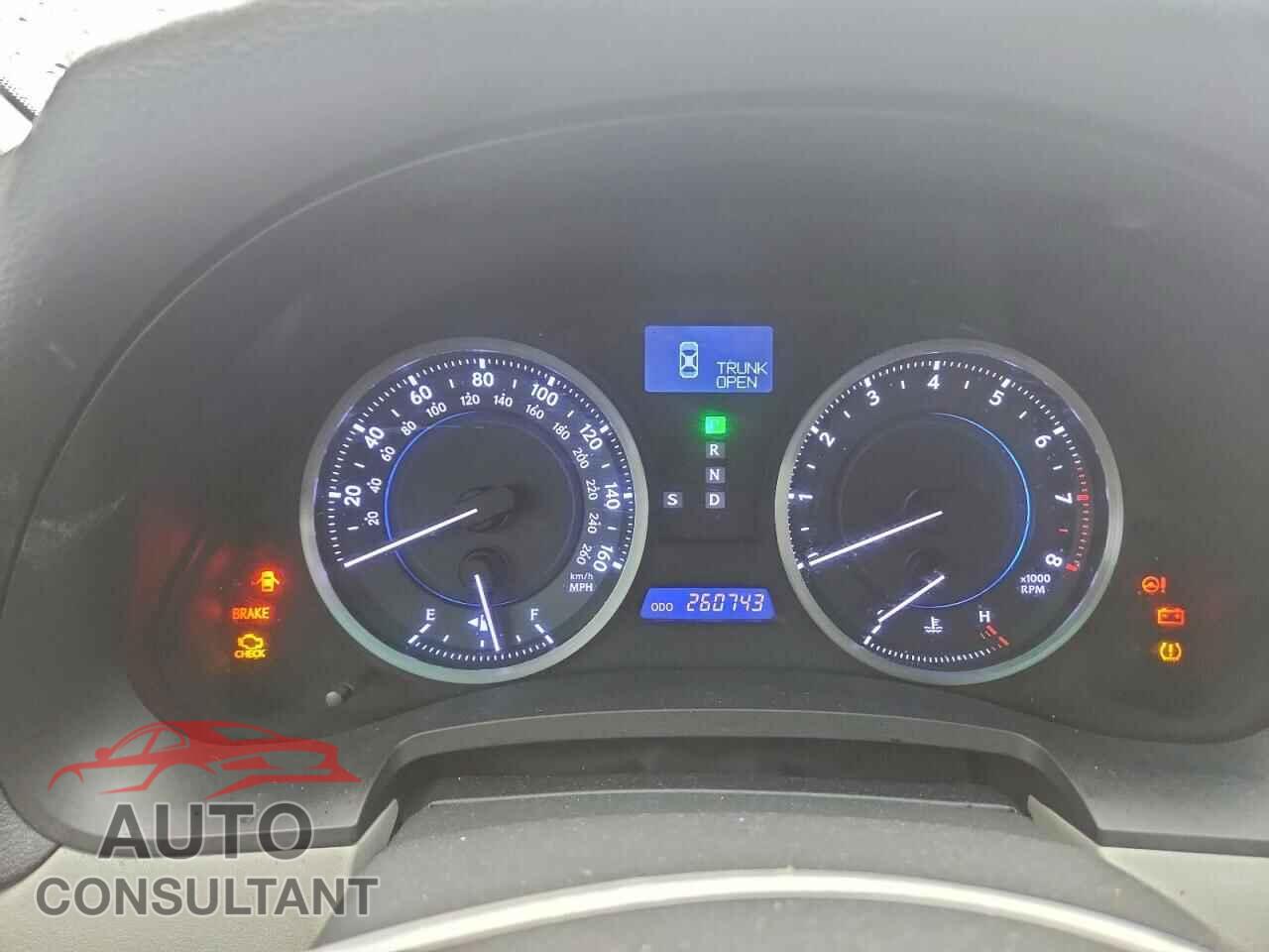 LEXUS IS 2012 - JTHCF5C21C5052894