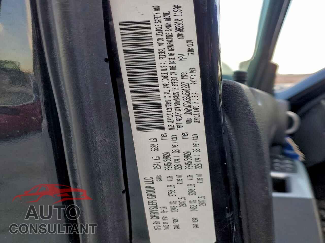 DODGE NITRO 2011 - 1D4PU7GX9BW501227