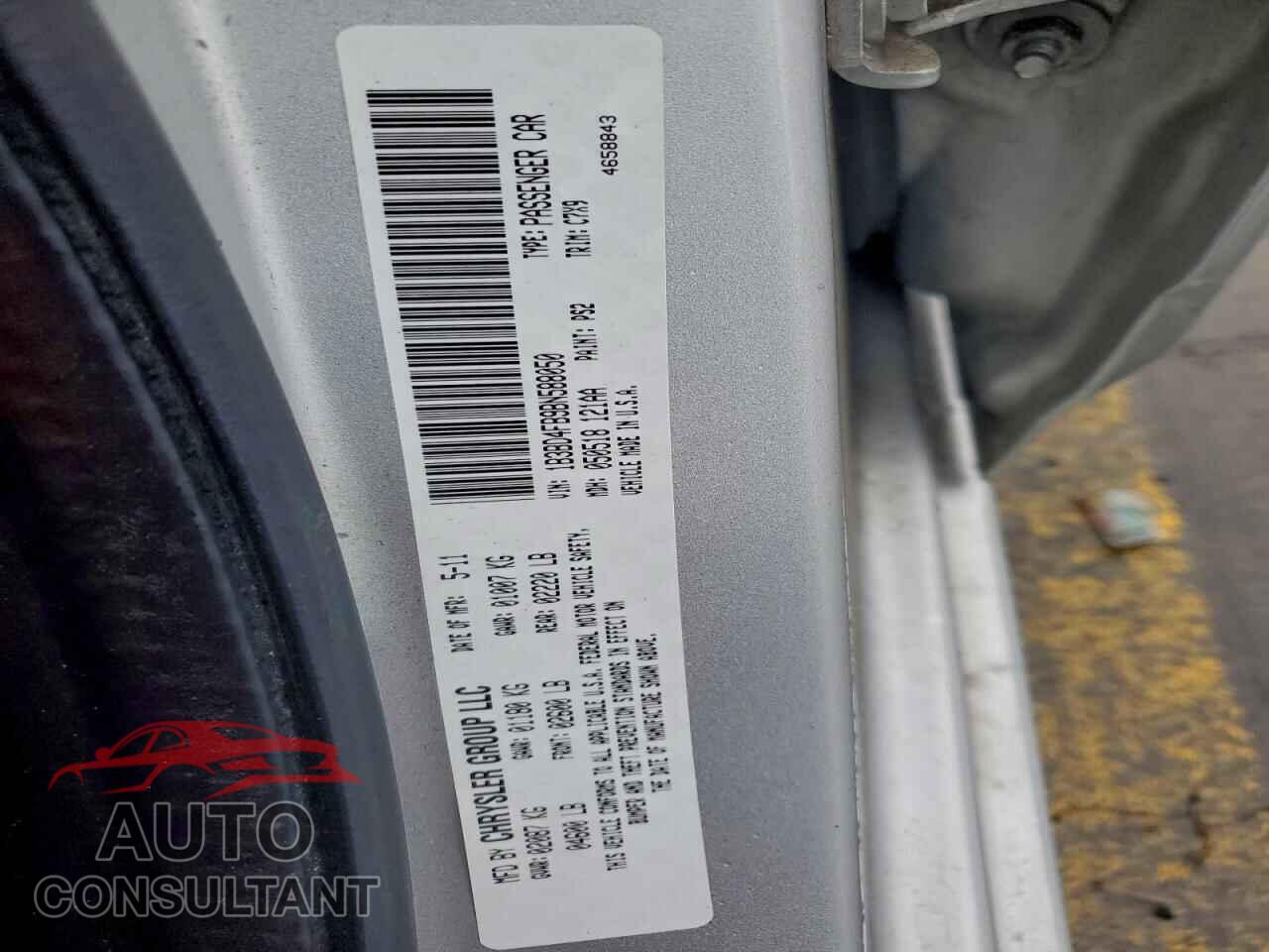 DODGE AVENGER 2011 - 1B3BD4FB9BN588050