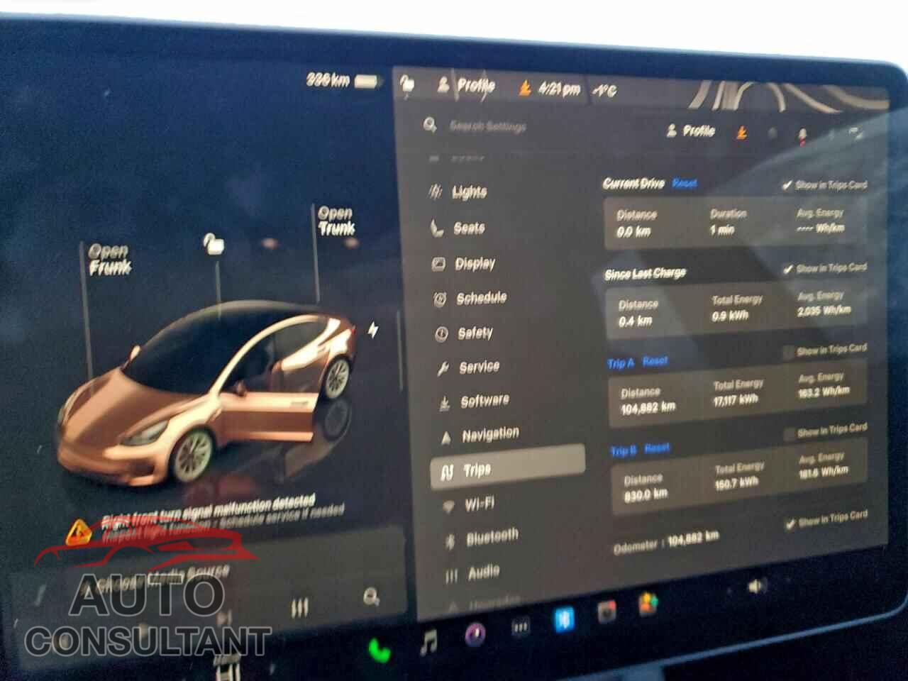 TESLA MODEL 3 2022 - 5YJ3E1EA4NF356336