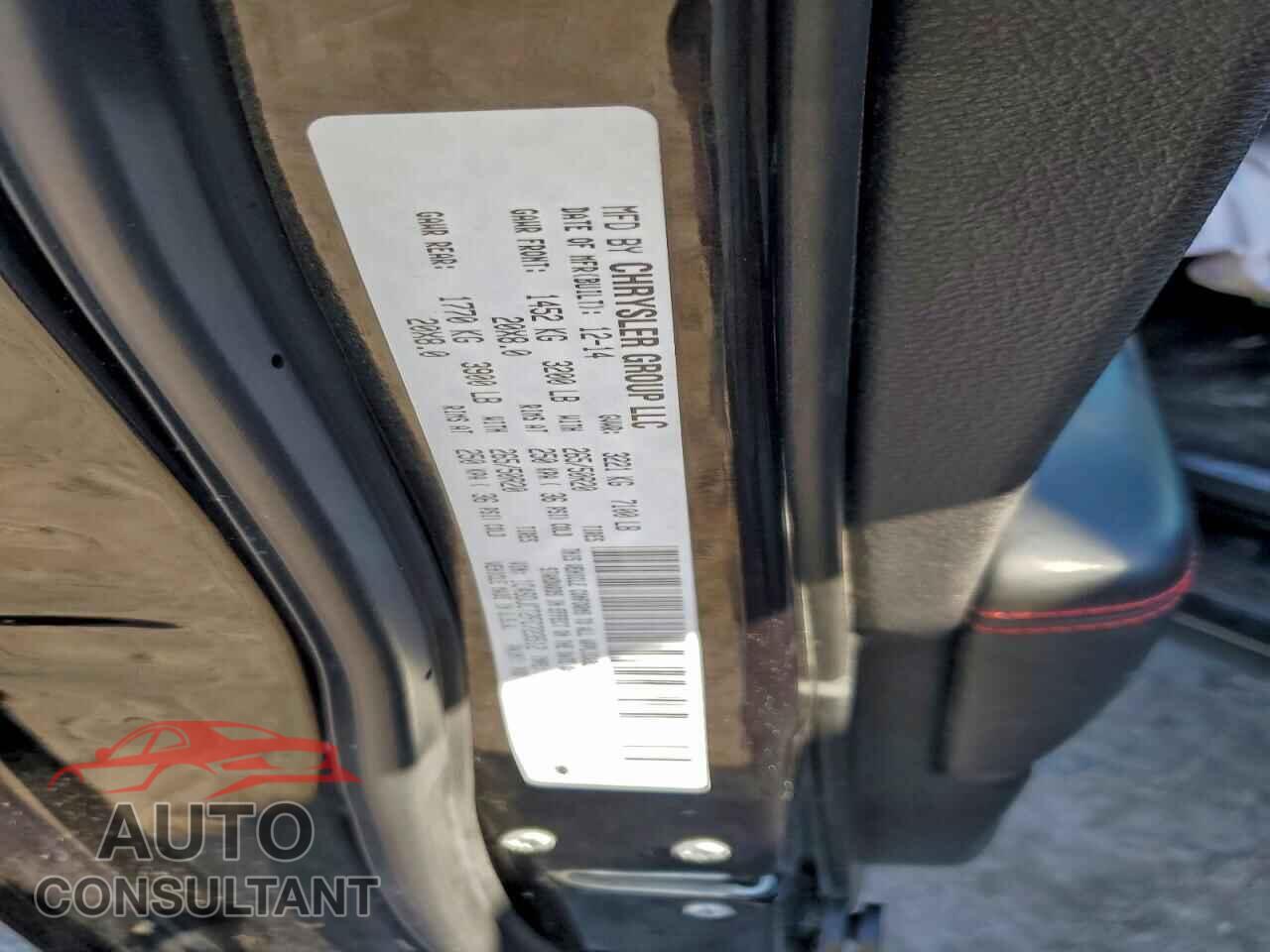 DODGE DURANGO 2015 - 1C4SDJCT2FC723512
