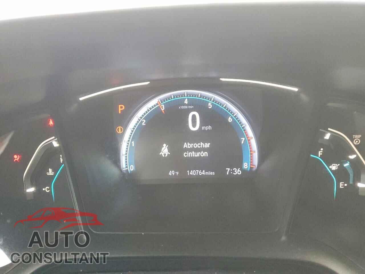HONDA CIVIC 2019 - 2HGFC2F63KH574519