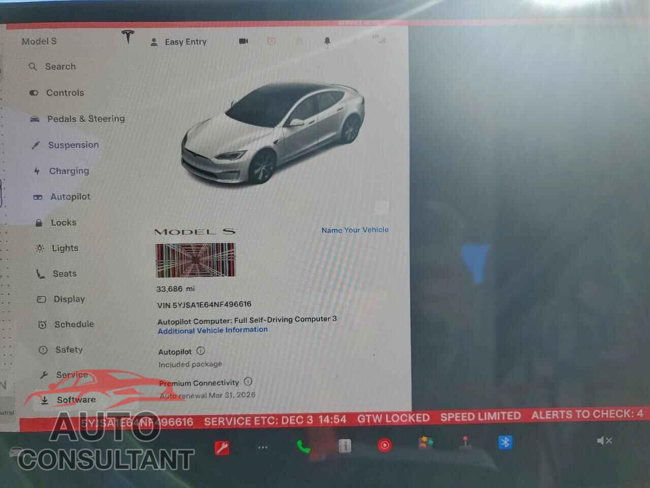 TESLA MODEL S 2022 - 5YJSA1E64NF496616