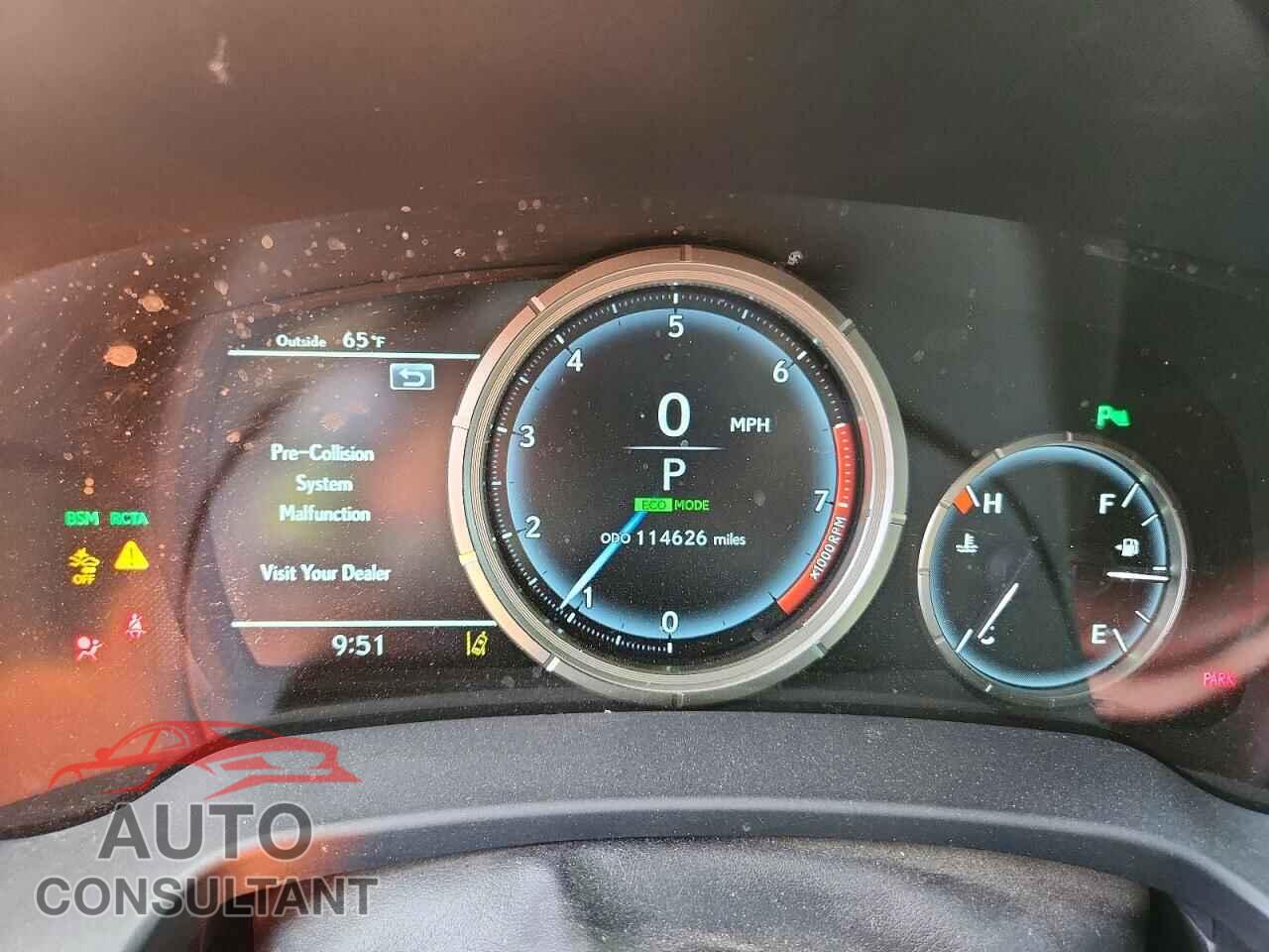 LEXUS RX350 2019 - 2T2BZMCA3KC168021