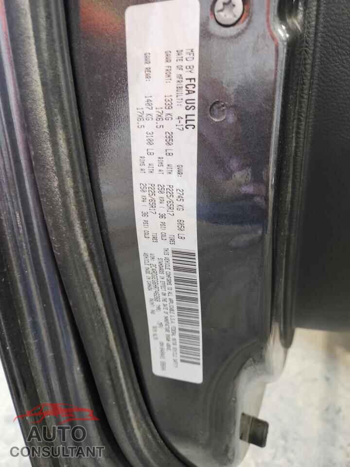 DODGE CARAVAN 2017 - 2C4RDGEG6HR746268