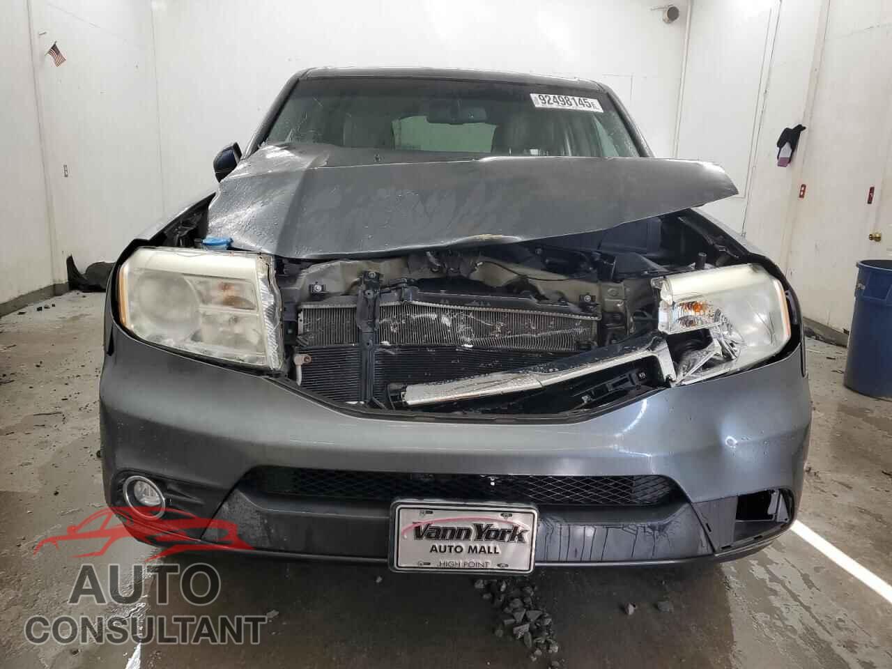 HONDA PILOT 2012 - 5FNYF4H53CB024887