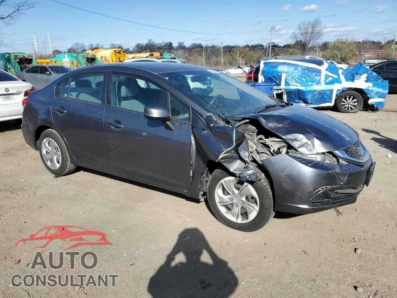 HONDA CIVIC 2013 - 19XFB2F55DE276349