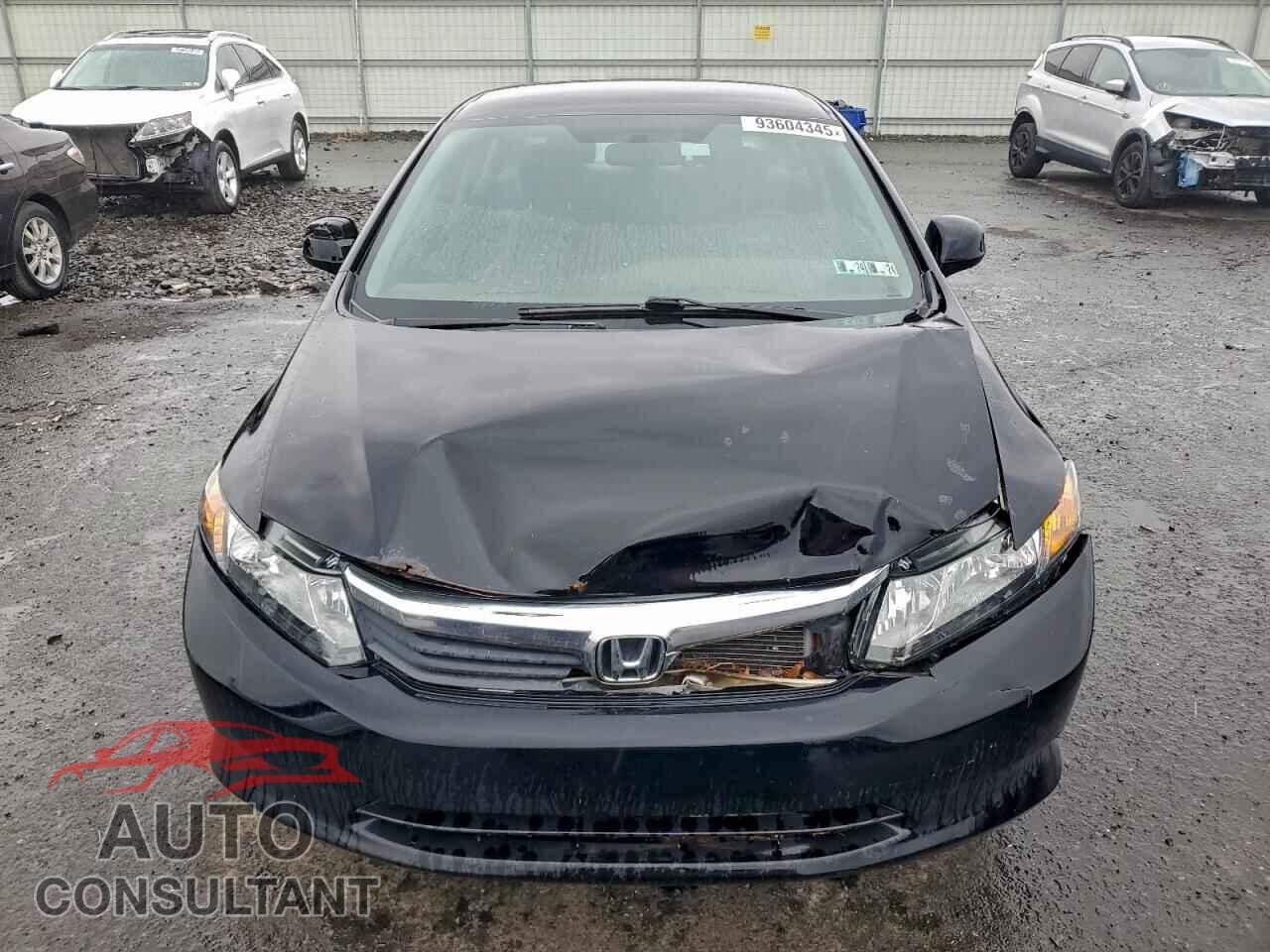 HONDA CIVIC 2012 - 19XFB2F53CE007328