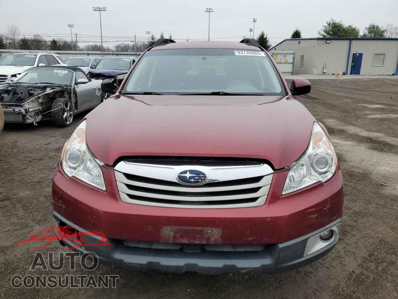 SUBARU OUTBACK 2012 - 4S4BRBCCXC3298720