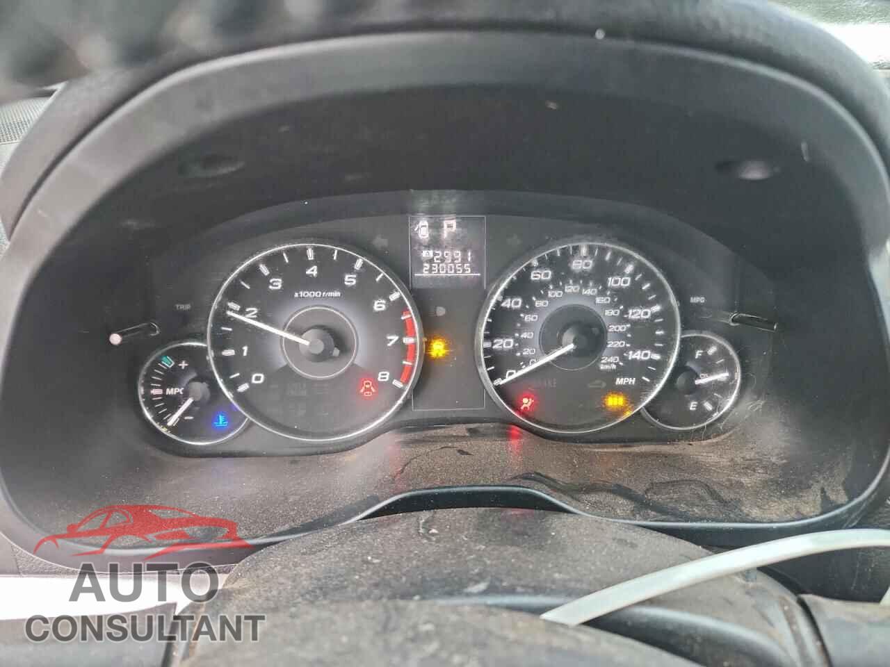 SUBARU OUTBACK 2011 - 4S4BRBCC4B3334657