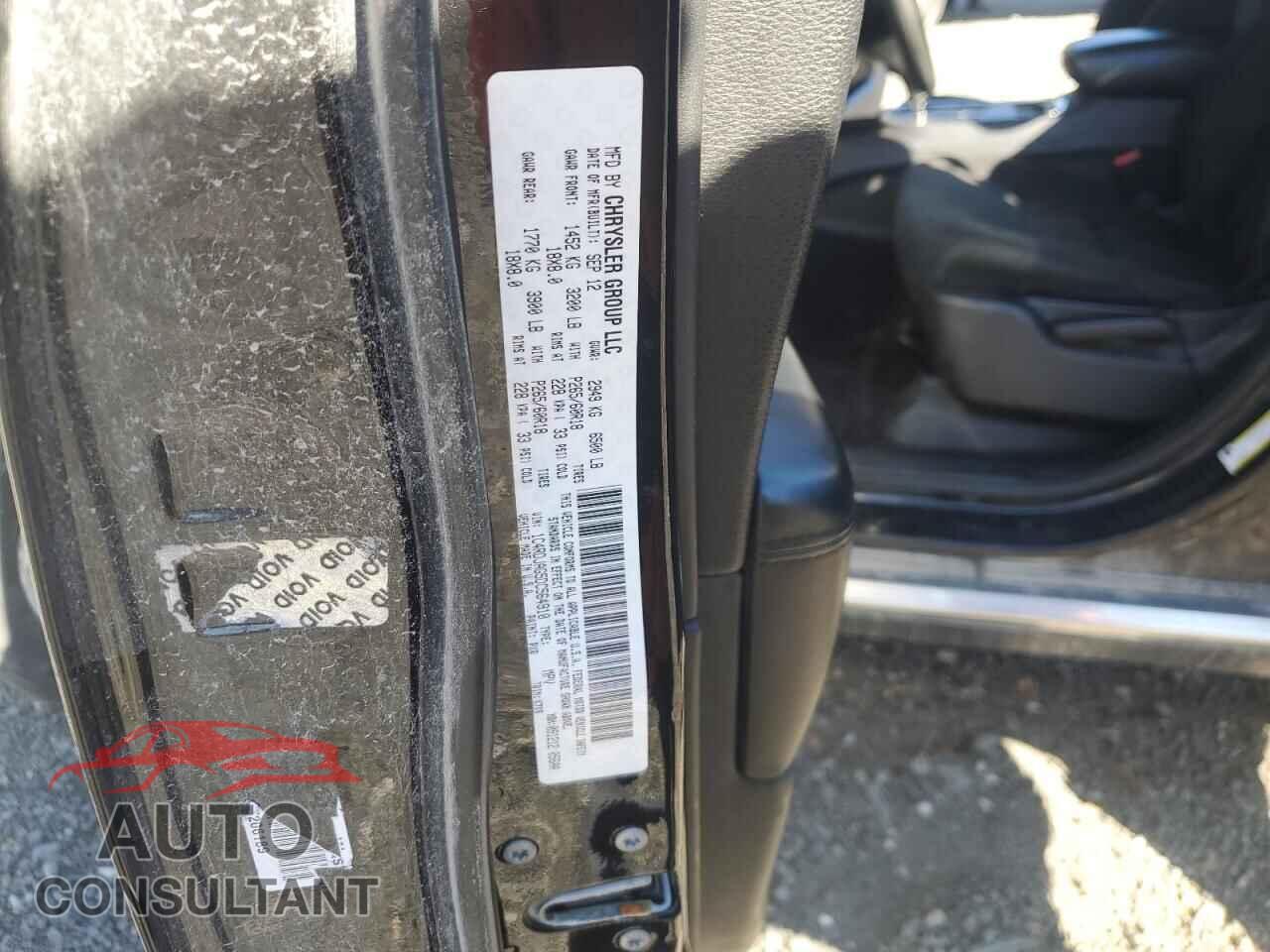 DODGE DURANGO 2013 - 1C4RDJAG5DC564910