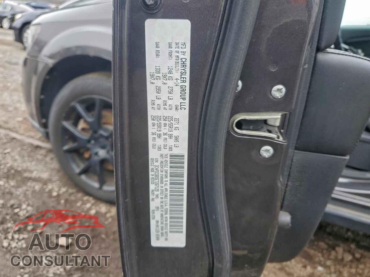 DODGE JOURNEY 2014 - 3C4PDCBB5ET267129