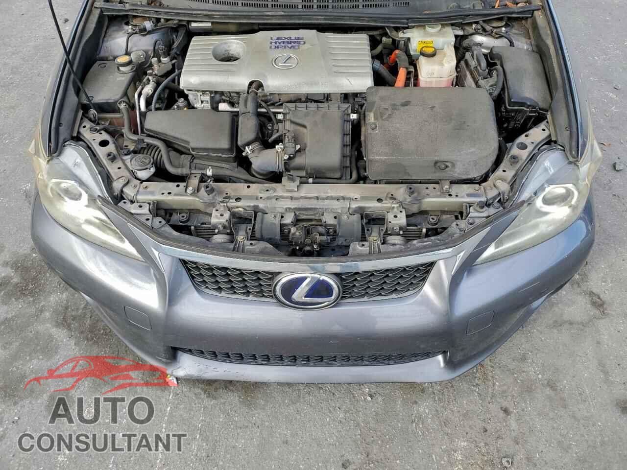 LEXUS CT 200 2012 - JTHKD5BH2C2062729