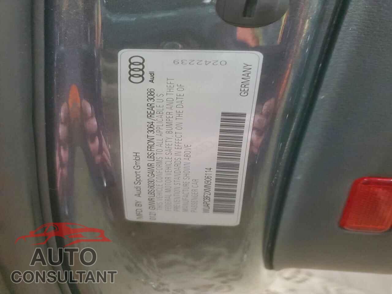 AUDI S7/RS7 2021 - WUAPCBF2XMN906114