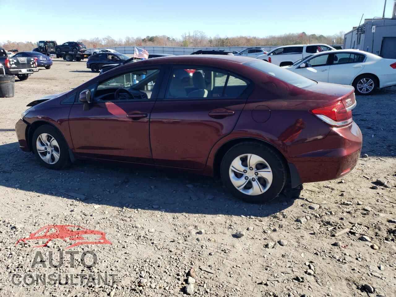 HONDA CIVIC 2013 - 2HGFB2F54DH584084