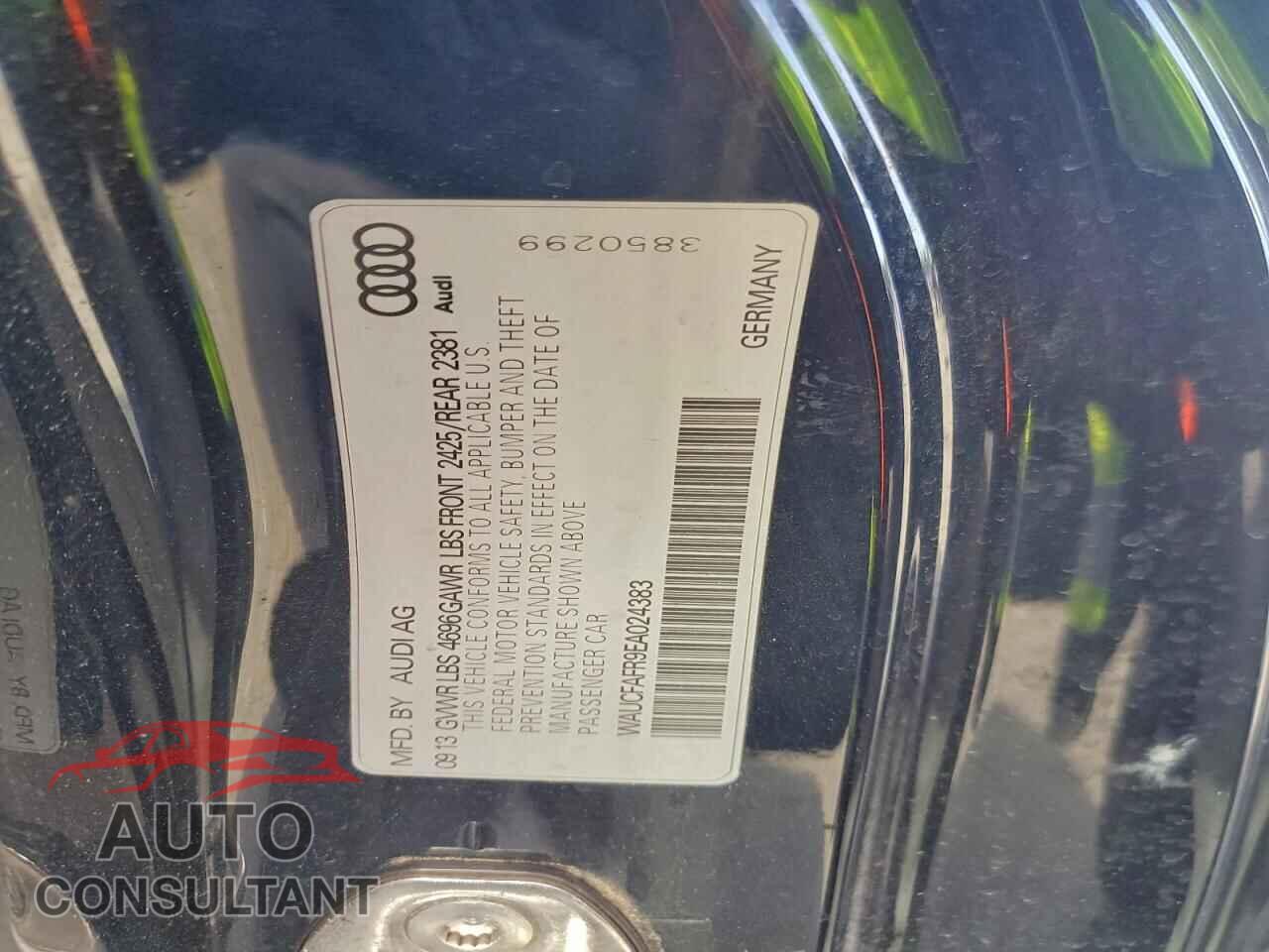 AUDI A5 2014 - WAUCFAFR9EA024383