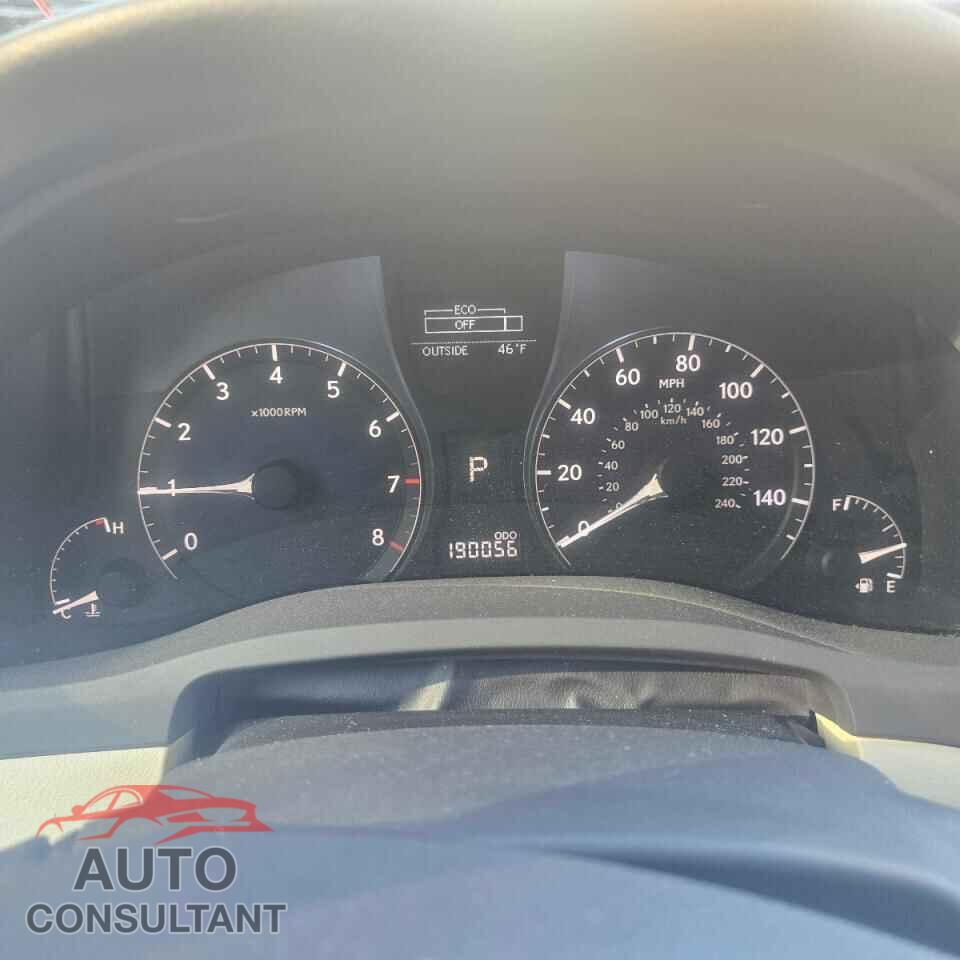 LEXUS RX350 2010 - 2T2BK1BA5AC012386