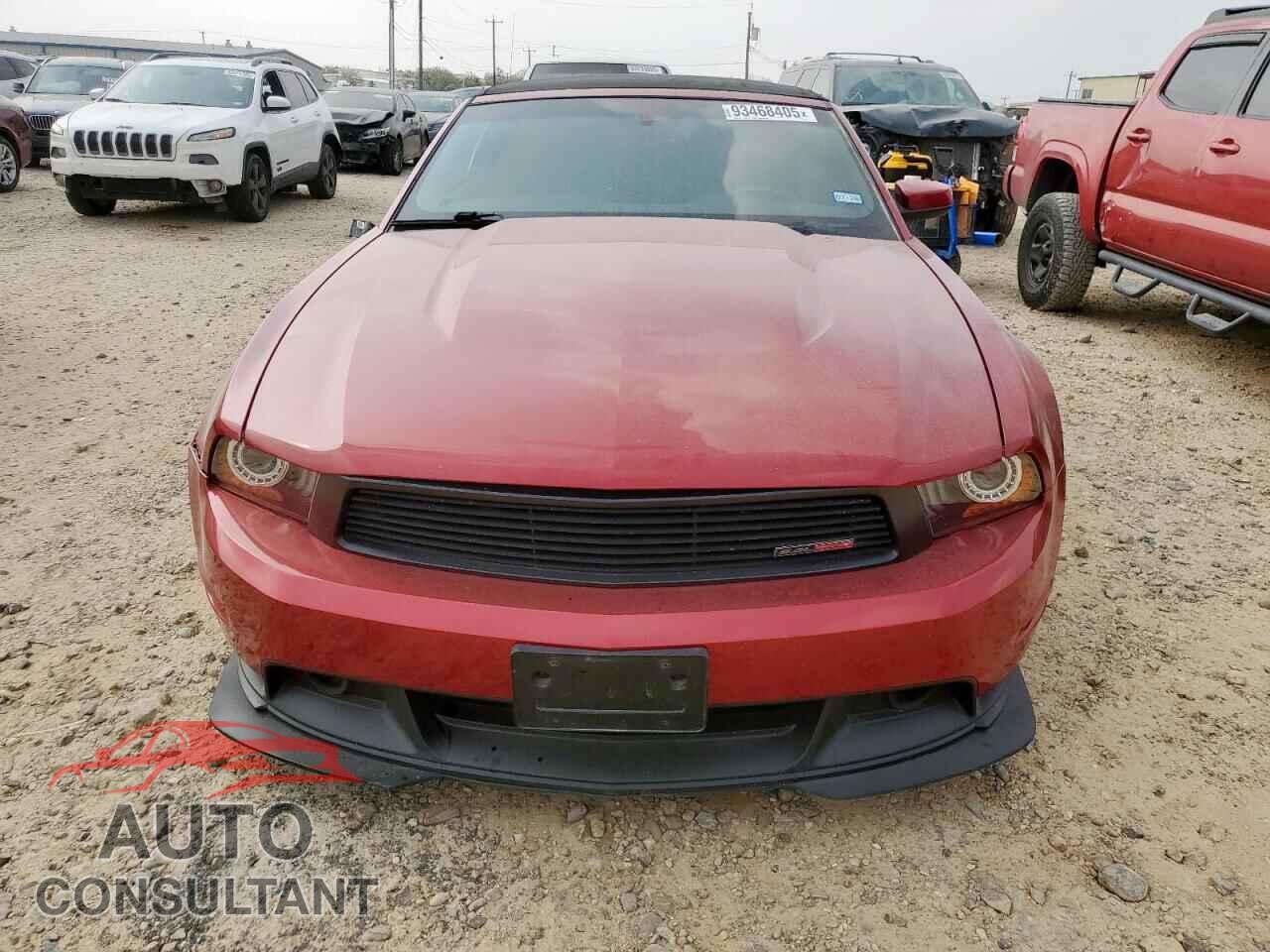 FORD MUSTANG 2012 - 1ZVBP8FF2C5205242