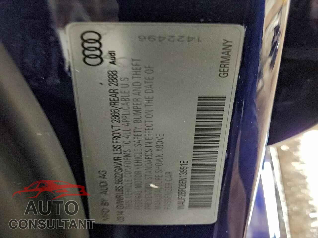 AUDI S6/RS6 2014 - WAUF2BFC6EN139915