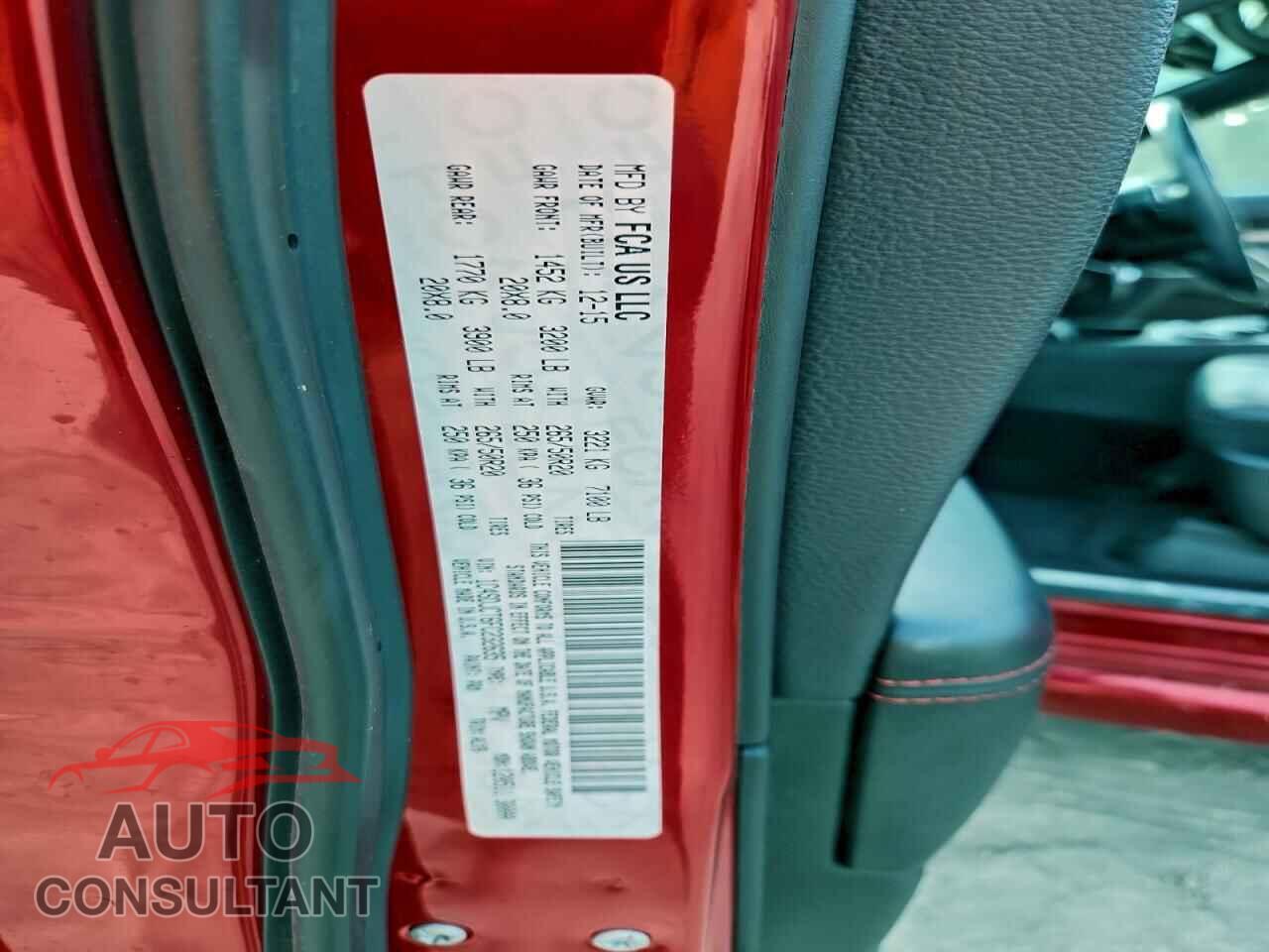 DODGE DURANGO 2015 - 1C4SDJCT6FC232635