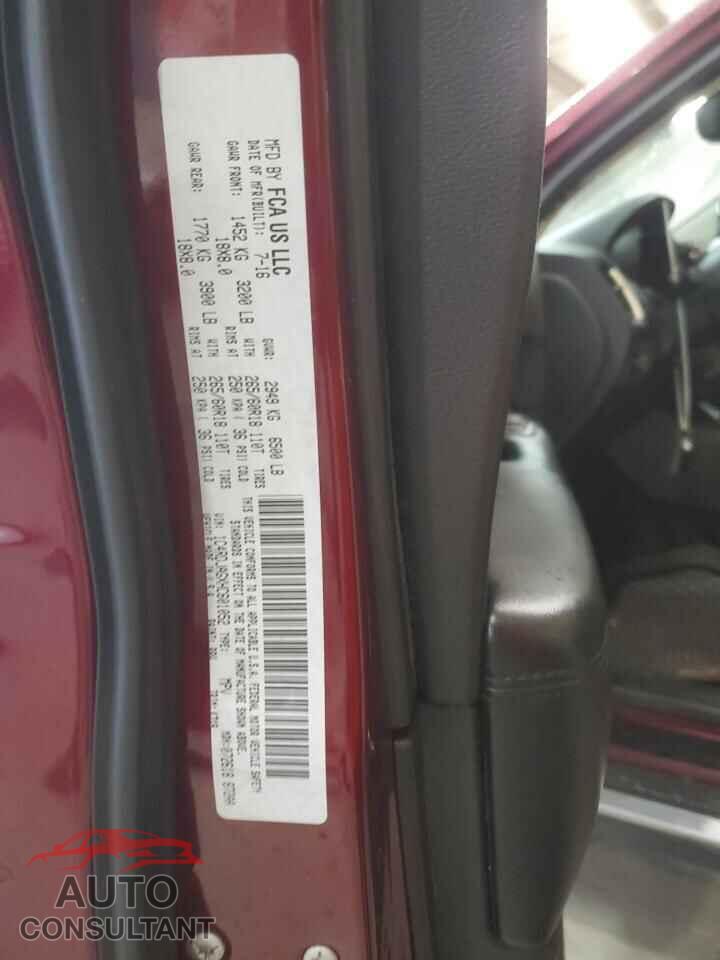 DODGE DURANGO 2017 - 1C4RDJAGXHC601052
