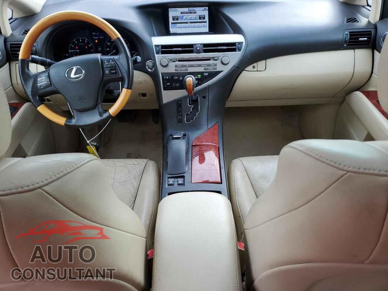 LEXUS RX350 2012 - 2T2BK1BA7CC152202