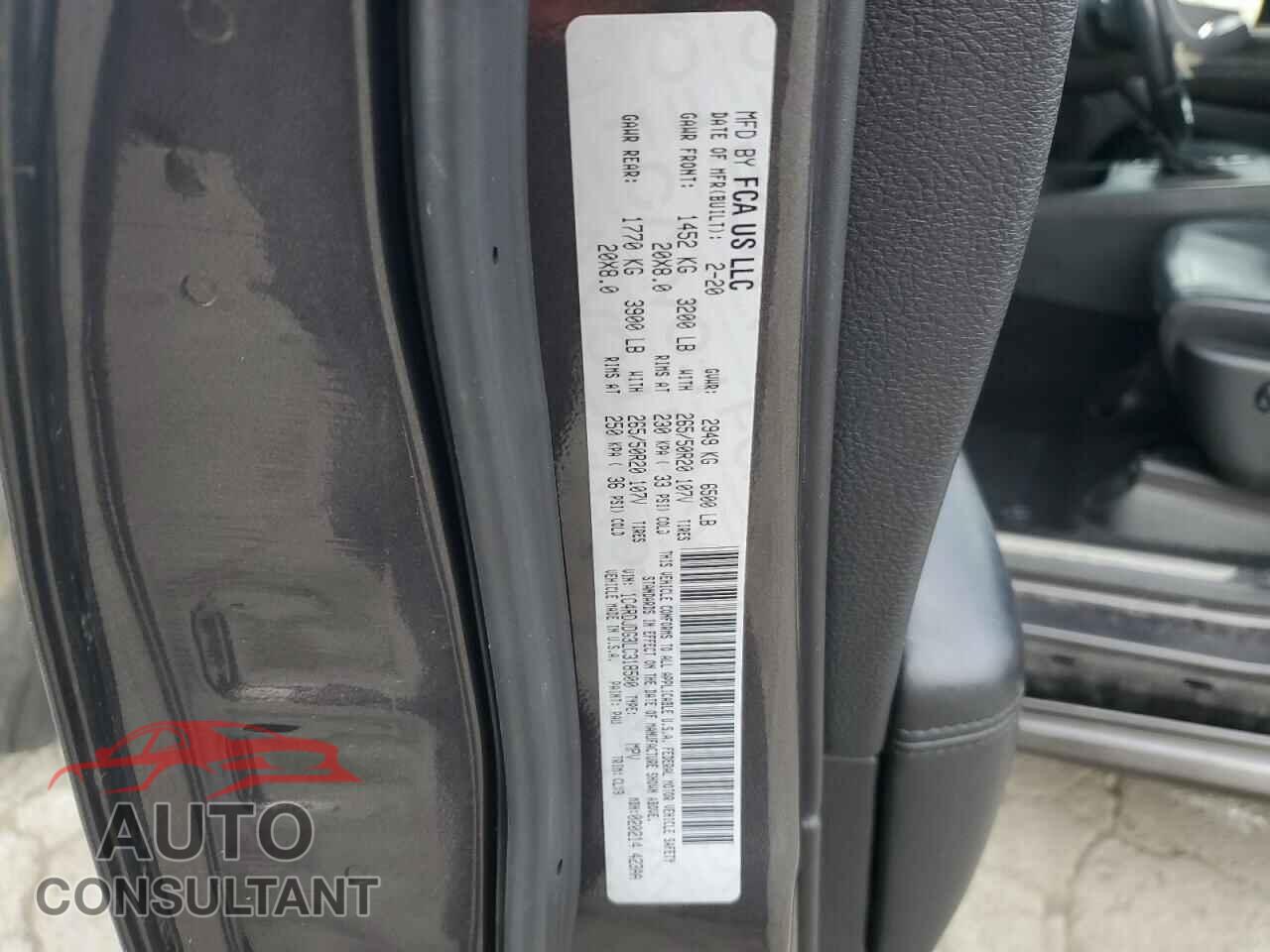 DODGE DURANGO 2020 - 1C4RDJDG3LC318500