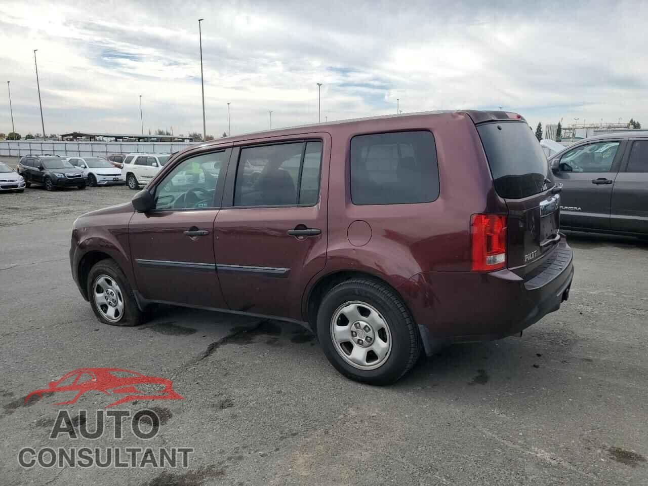 HONDA PILOT 2012 - 5FNYF3H27CB026481