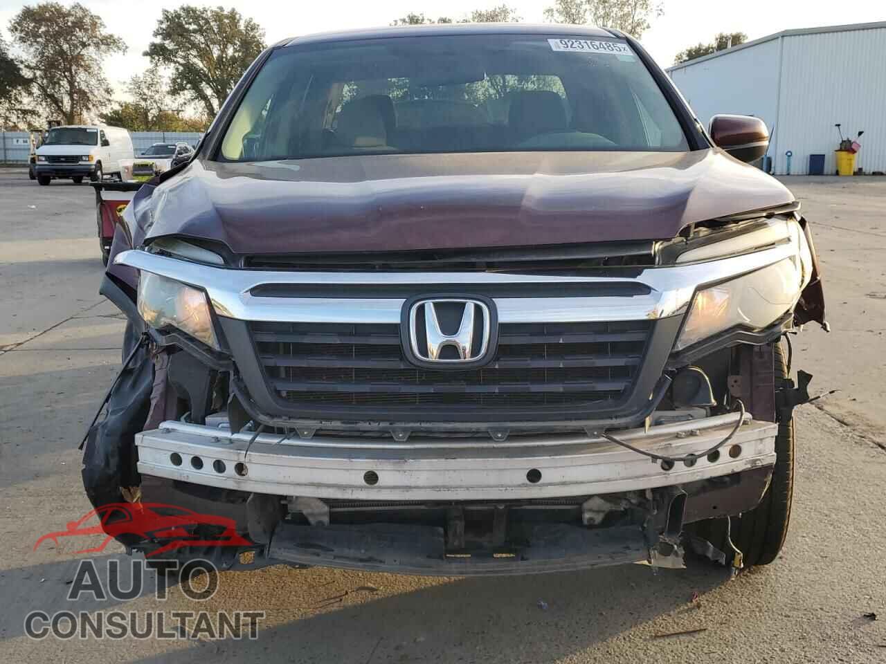 HONDA RIDGELINE 2017 - 5FPYK3F48HB021370