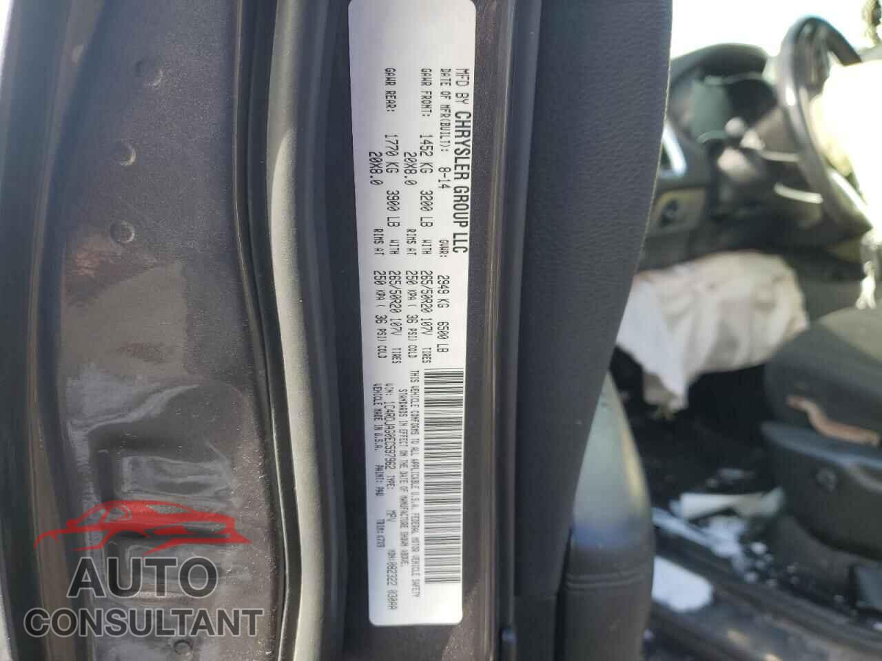 DODGE DURANGO 2014 - 1C4RDJAG0EC597962
