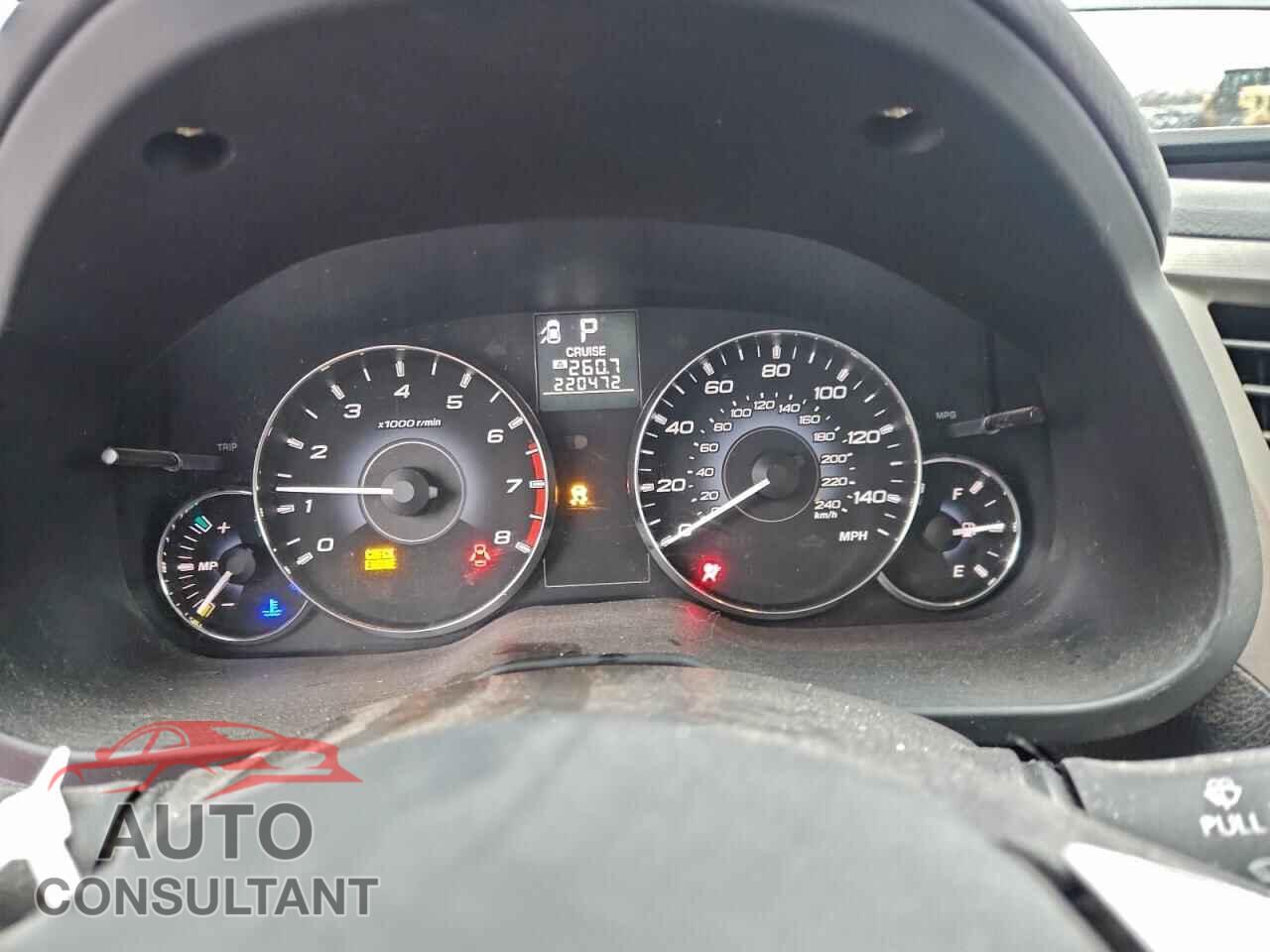 SUBARU OUTBACK 2011 - 4S4BRCCC4B3356714