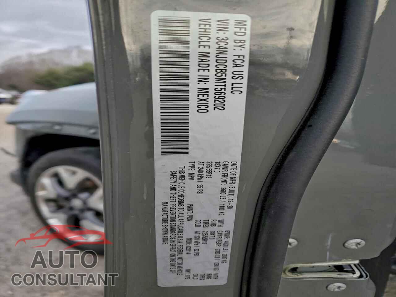 JEEP COMPASS 2021 - 3C4NJDCB5MT569202