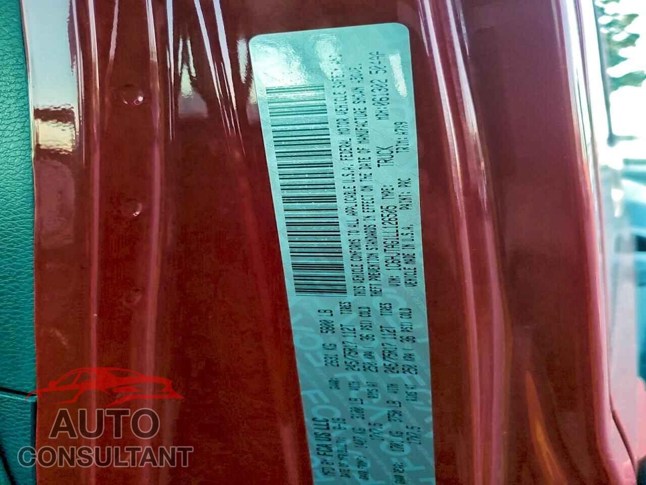 JEEP GLADIATOR 2020 - 1C6HJTAG1LL126505