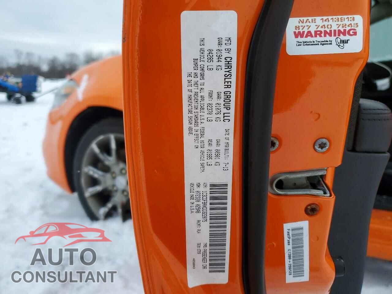 DODGE DART 2013 - 1C3CDFBAXDD322075