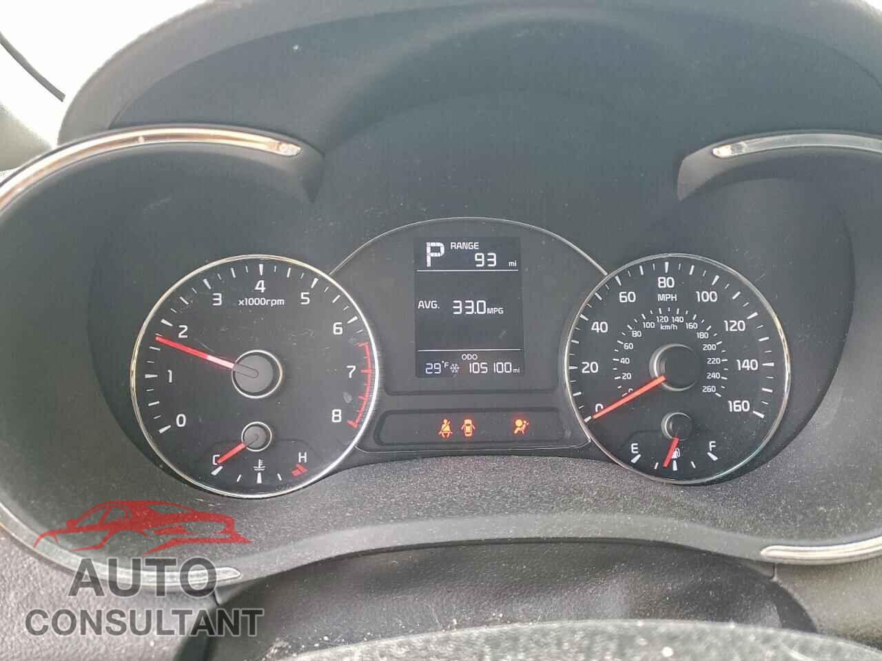 KIA FORTE 2017 - KNAFK5A80H5705124