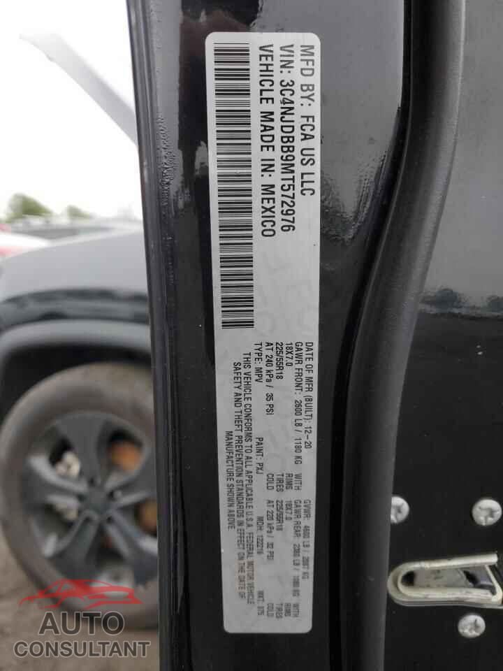 JEEP COMPASS 2021 - 3C4NJDBB9MT572976