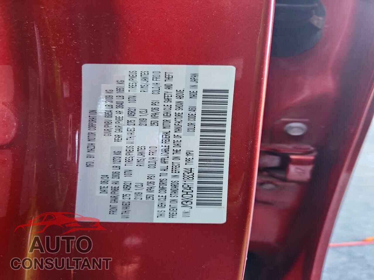 MAZDA CX-90 2024 - JM3KKDHD4R1188344