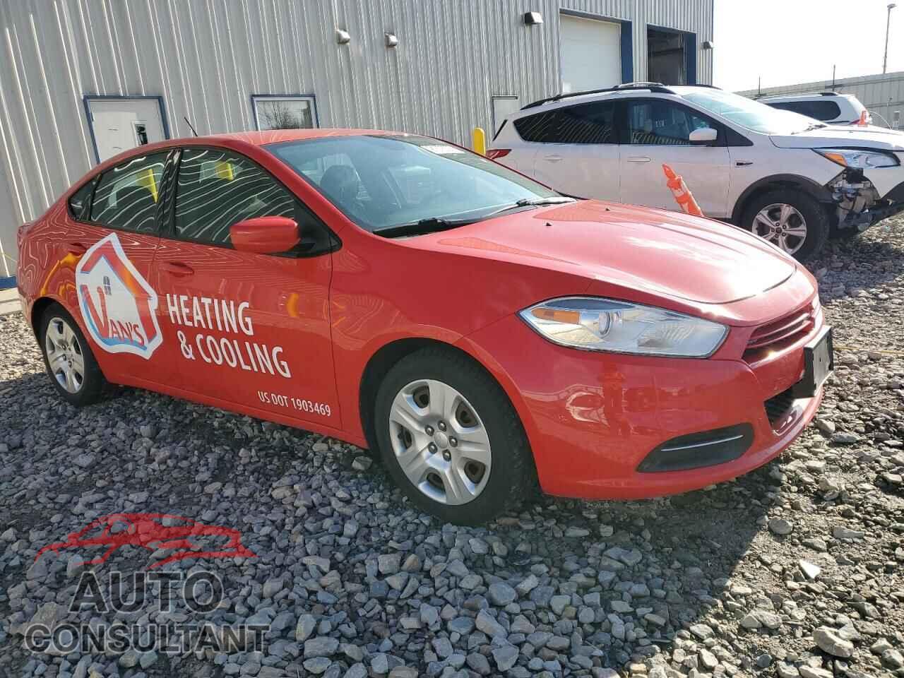 DODGE DART 2016 - 1C3CDFAA9GD625547