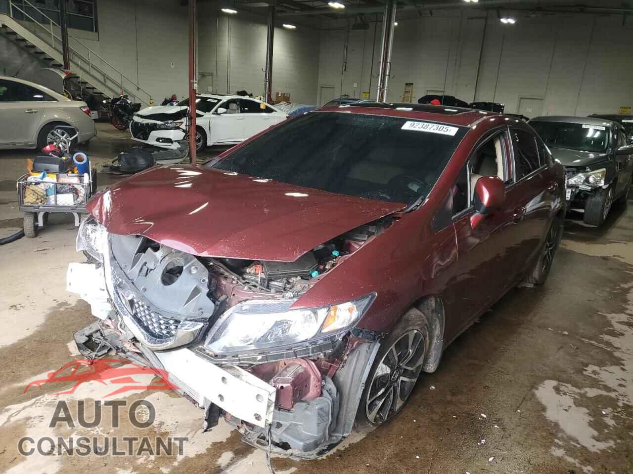 HONDA CIVIC 2013 - 2HGFB2F96DH508630