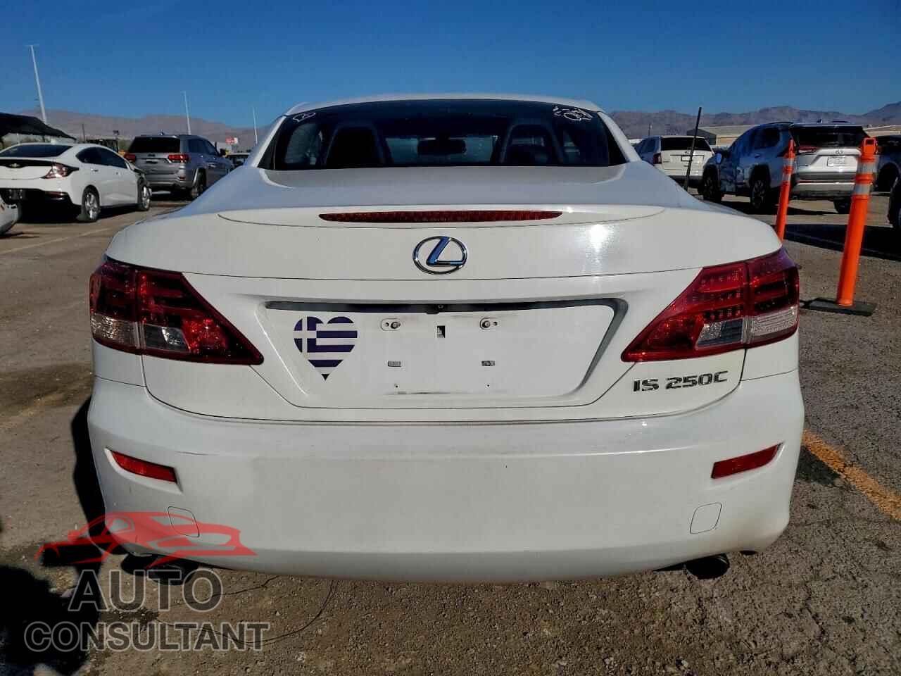 LEXUS IS 2012 - JTHFF2C27C2524187