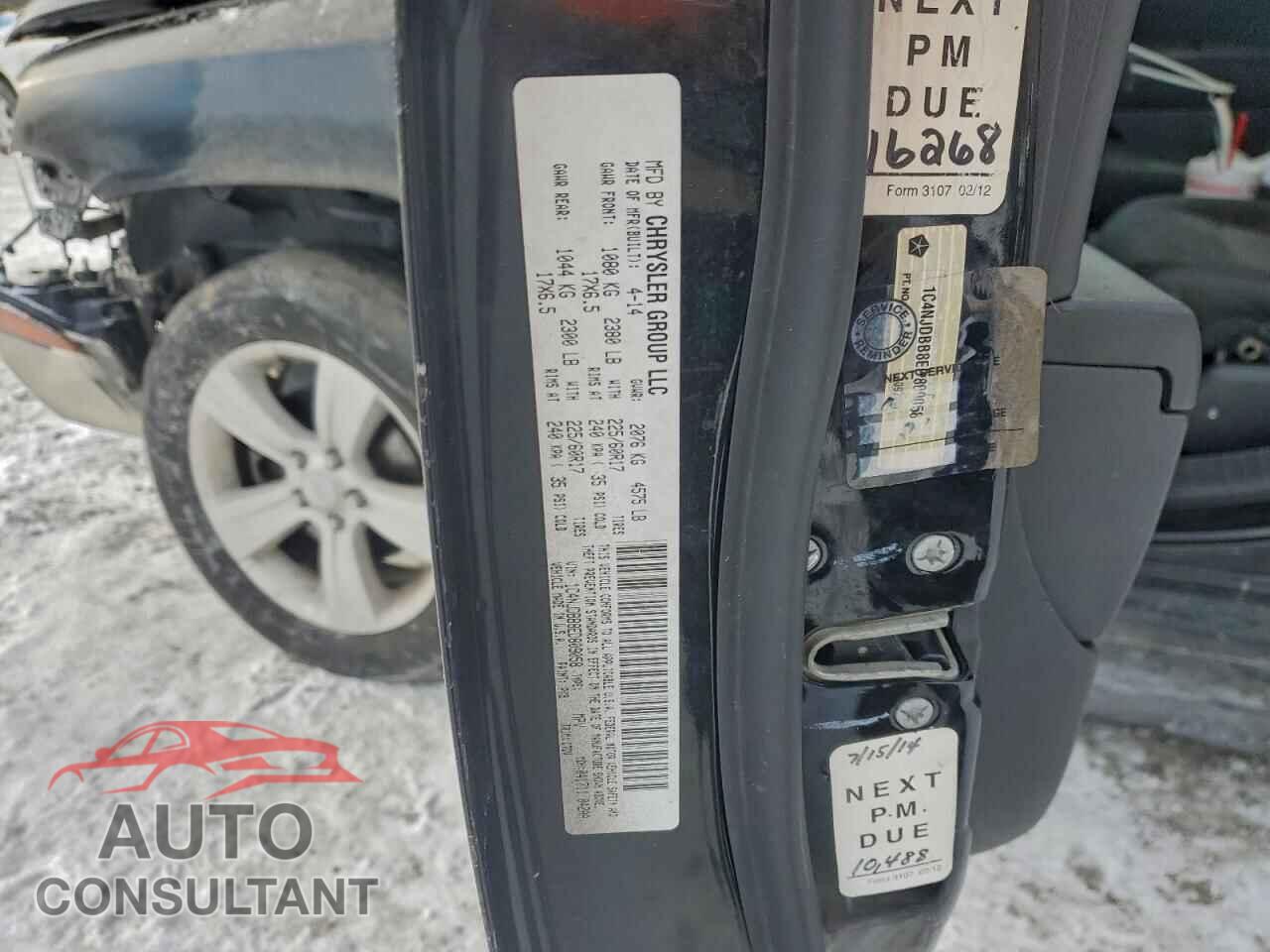 JEEP COMPASS 2014 - 1C4NJDBB8ED809058