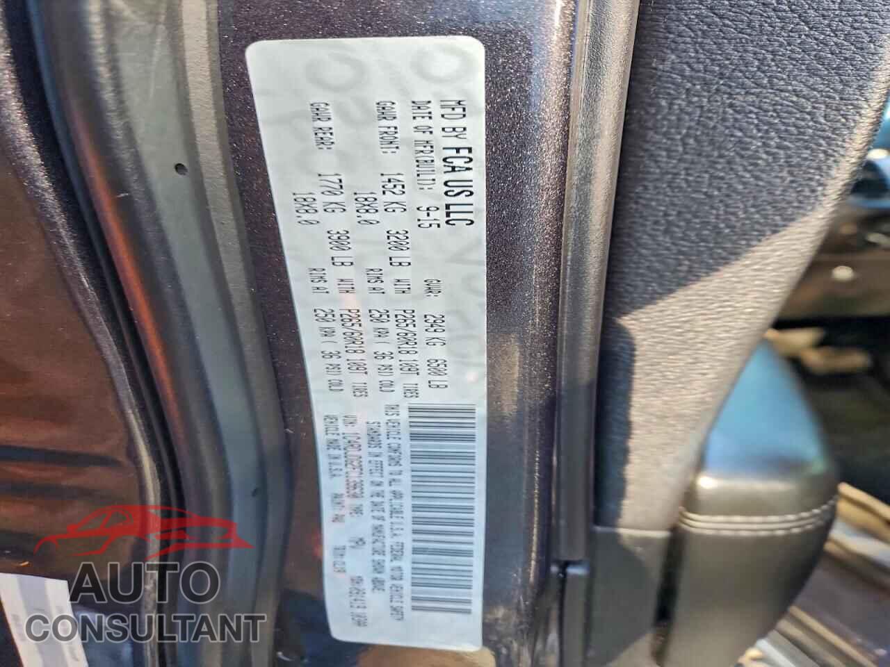 DODGE DURANGO 2015 - 1C4RDJDG2FC139630