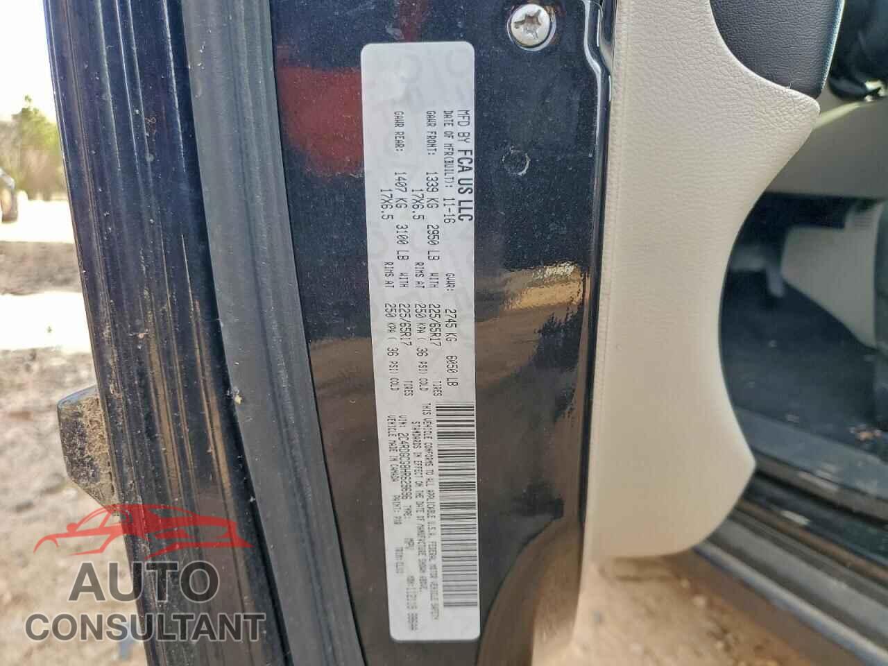 DODGE CARAVAN 2017 - 2C4RDGCG8HR629696