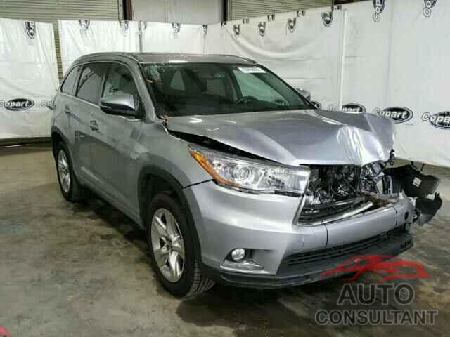 TOYOTA HIGHLANDER 2016 - 5TDYKRFH7GS146661