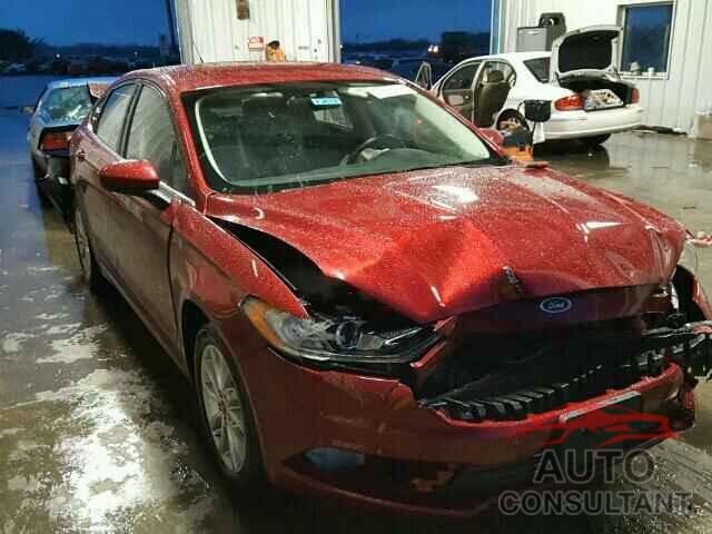 FORD FUSION 2017 - 3FA6P0H72HR198556